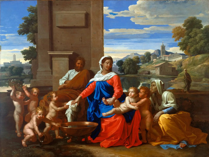De Heilige Familie - Nicolas Poussin