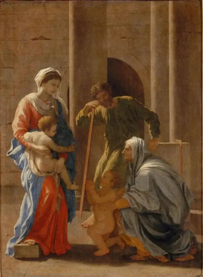 De Heilige Familie - Nicolas Poussin