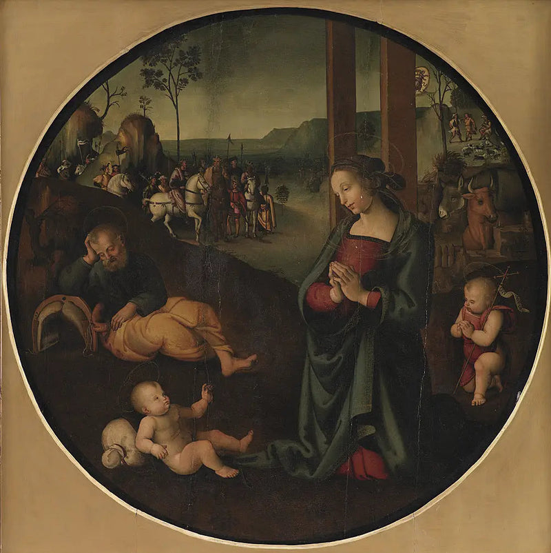 De Heilige Familie - Pietro Perugino