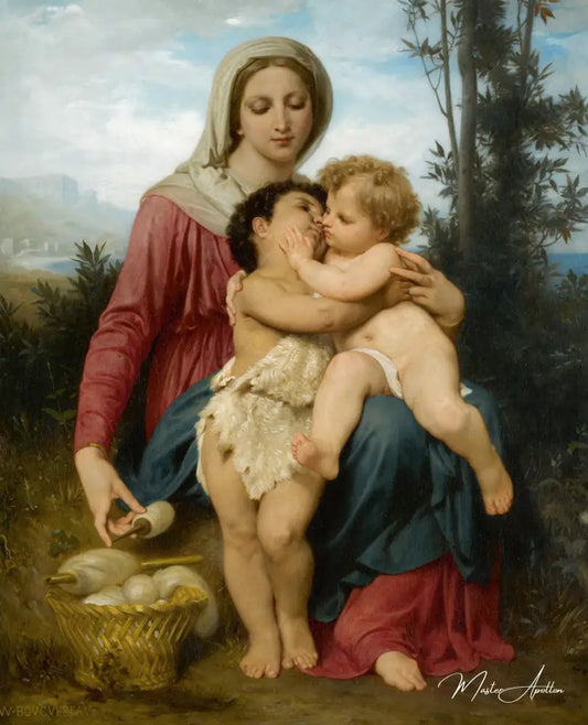 La Sainte Famille - William Bouguereau Reproductions de tableaux à la peinture à l’huile