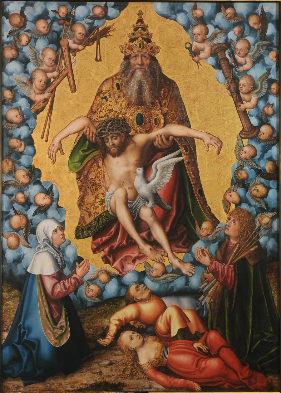 De Heilige Drie-eenheid - Lucas Cranach de Oudere