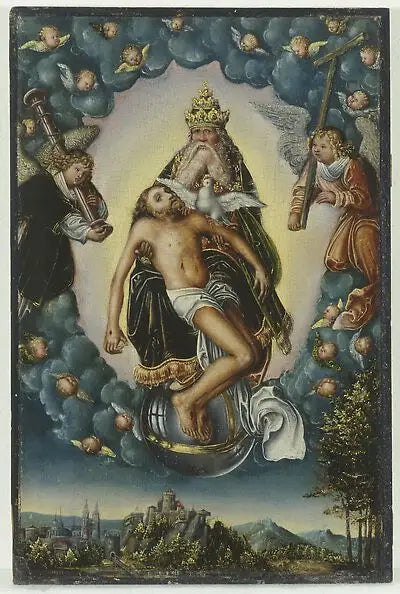 De Heilige Drie-eenheid - Lucas Cranach de Oudere