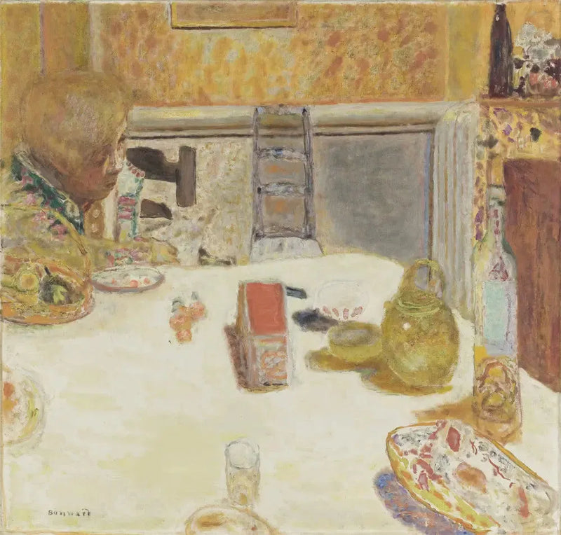 De Eetkamer in Cannet - Pierre Bonnard