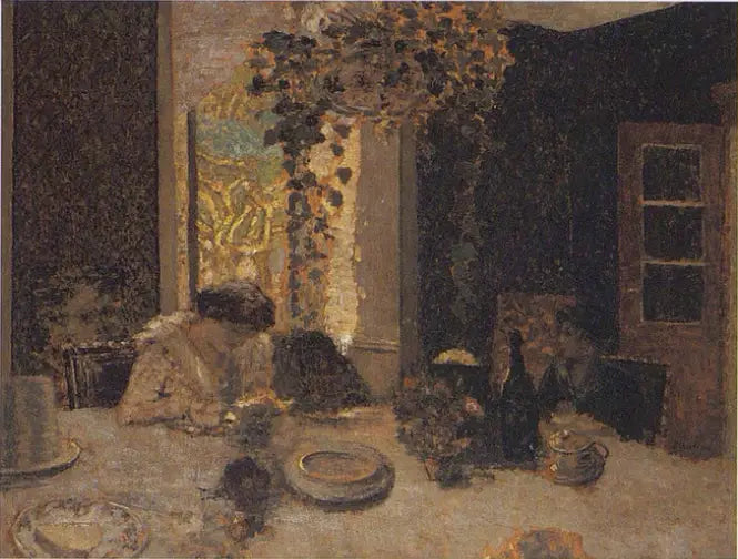 De eetkamer in La Naz - Édouard Vuillard