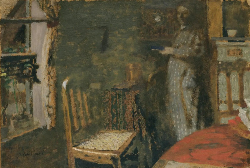 De eetkamer, Batignollesstraat - Édouard Vuillard