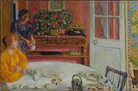 La Salle à manger, Vernonnet - Pierre Bonnard image 1 reproduction d’œuvre d’art à l’huile