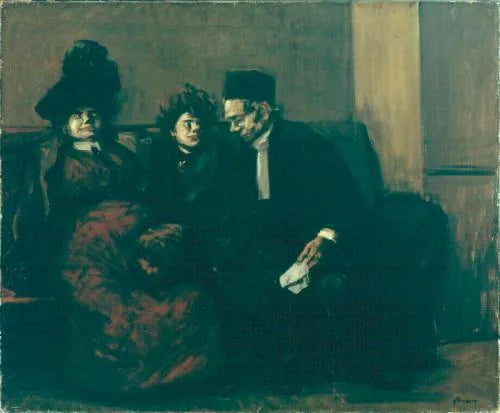 De wachtkamer - Jean-Louis Forain