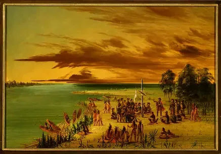 La Salle claimde Louisiana voor Frankrijk. 9 april 1682 - George Catlin

Source:
La Salle revendique la Louisiane pour la France. 9 avril 1682 - George Catlin