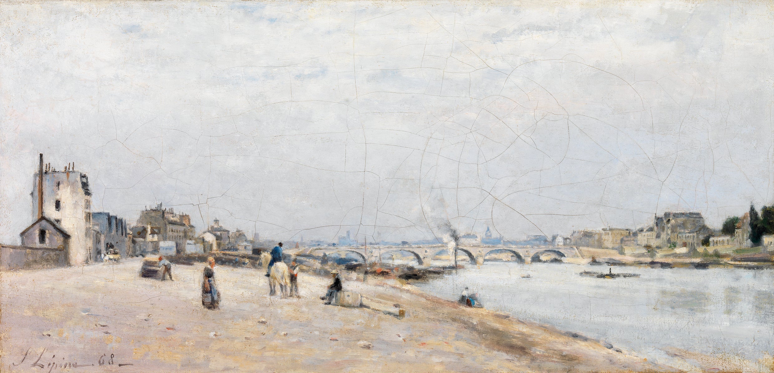 La Seine à Bercy - Stanislas Lépine - Alpha Reproduction