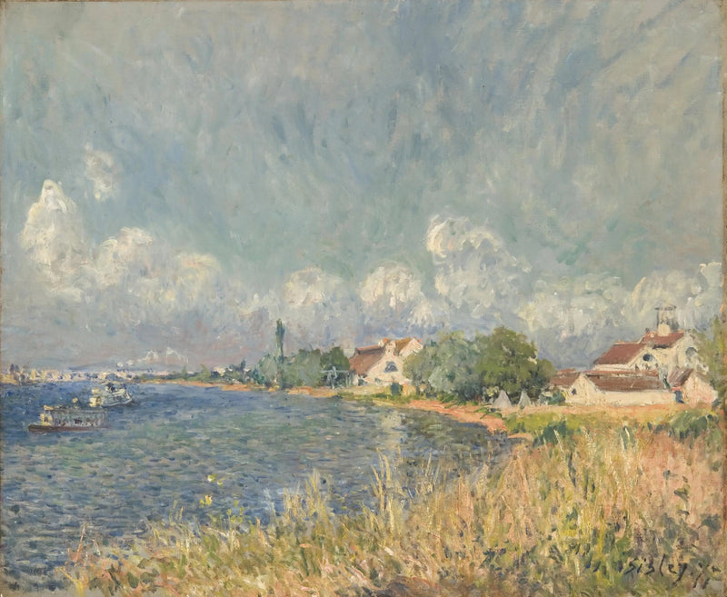 De Seine bij Billancourt - Alfred Sisley
