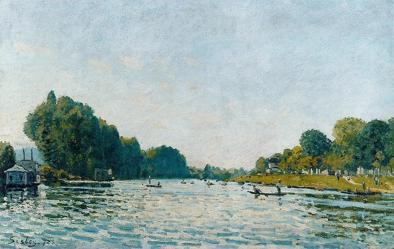 De Seine bij Bougival - Alfred Sisley