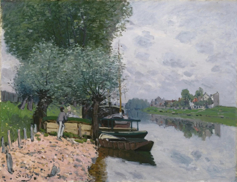 De Seine bij Bougival - Alfred Sisley