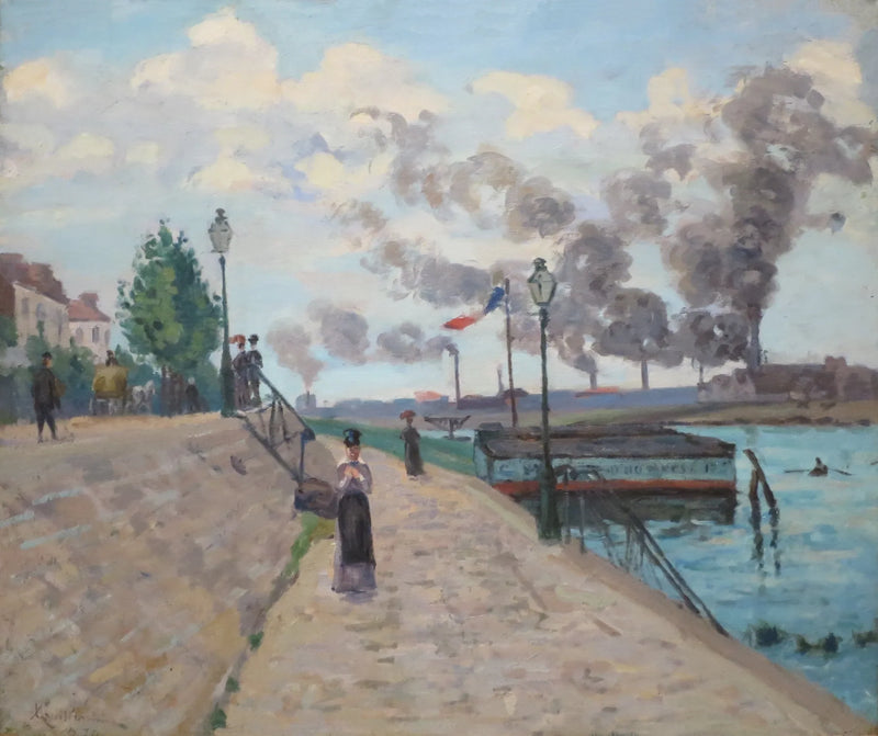 De Seine bij Charenton - Armand Guillaumin