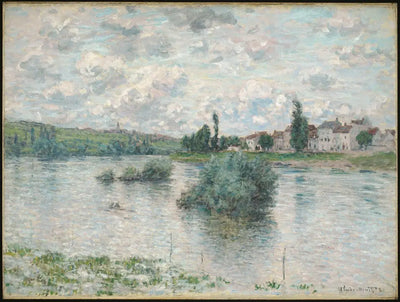 Reproduction du tableau « La Seine à Lavacourt - Claude Monet » par Alpha Reproduction en peinture à l’huile