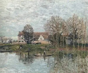 De Seine bij Port-Marly - Alfred Sisley