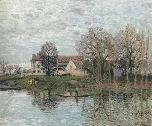 De Seine bij Port-Marly - Alfred Sisley