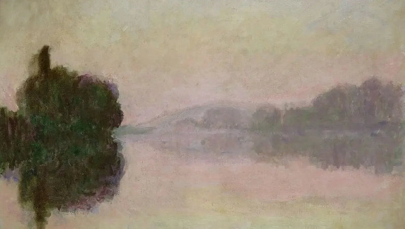 De Seine bij Port-Villez, avondlicht - Claude Monet