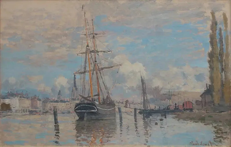 De Seine in Rouen - Claude Monet