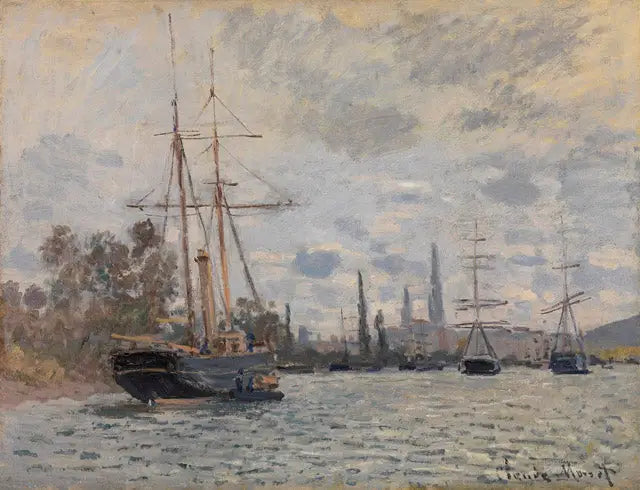 De Seine in Rouen - Claude Monet