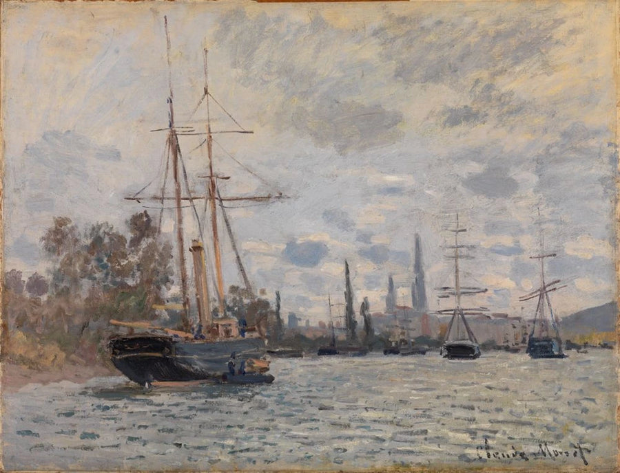 De Seine in Rouen W268 - Claude Monet