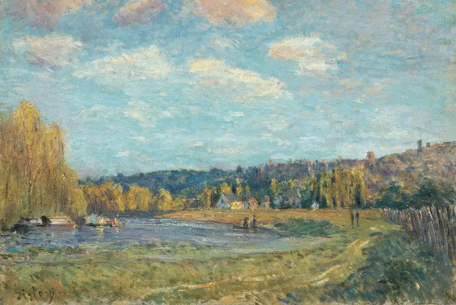De Seine bij Saint-Cloud - Alfred Sisley