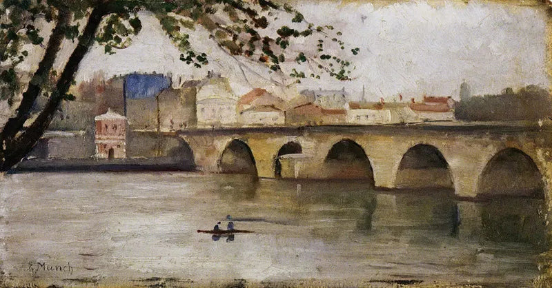 De Seine bij Saint-Cloud - Edvard Munch
