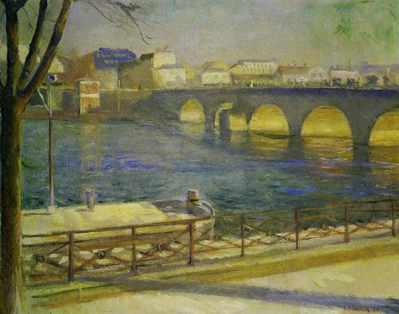 De Seine bij Saint-Cloud - Edvard Munch