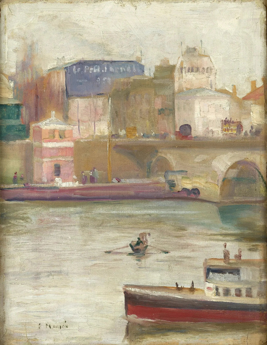 De Seine bij Saint-Cloud - Edvard Munch