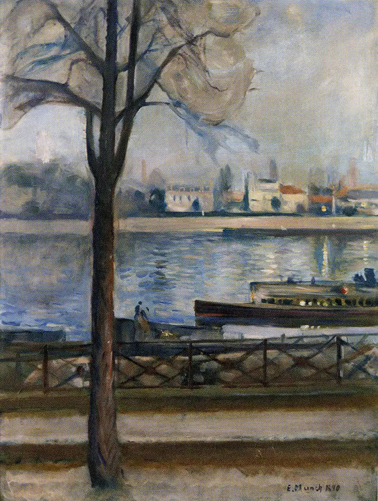 De Seine bij Saint-Cloud - Edvard Munch