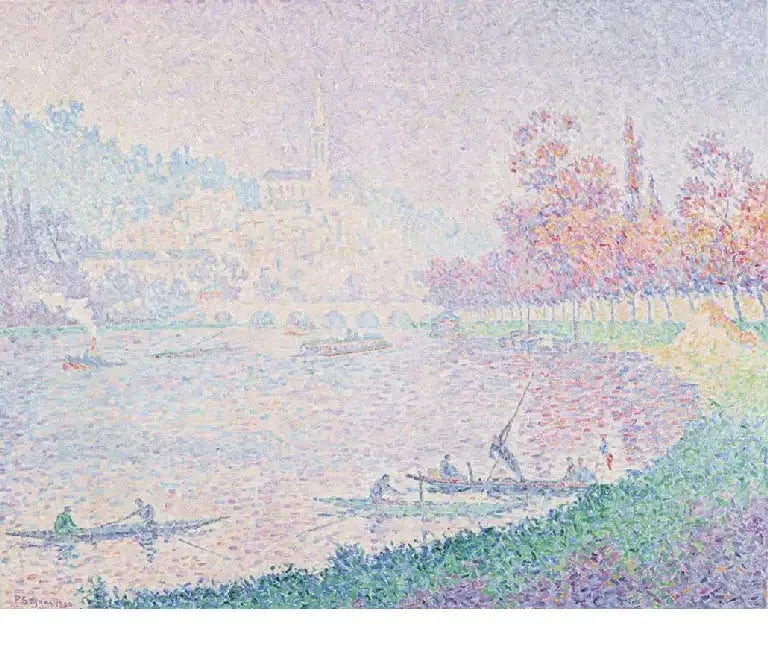 De Seine bij Saint-Cloud - Paul Signac