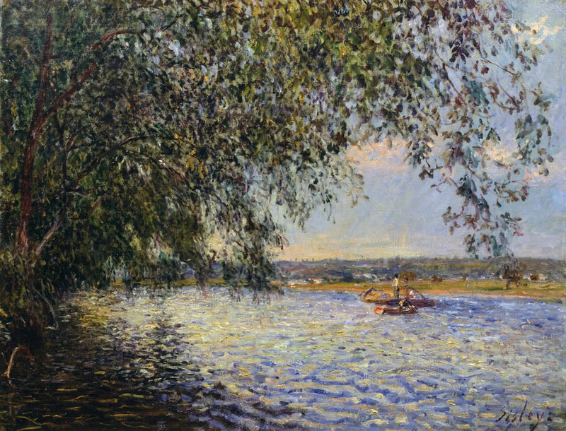 De Seine bij Saint Mammès - Alfred Sisley