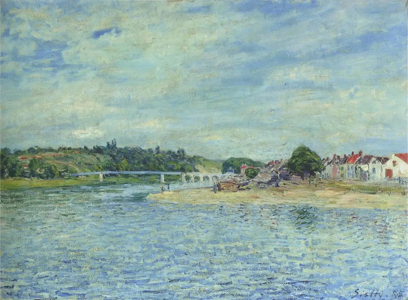 De Seine bij Saint-Mammès - Alfred Sisley