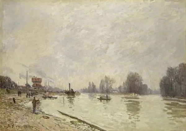 De Seine bij Suresnes - Alfred Sisley