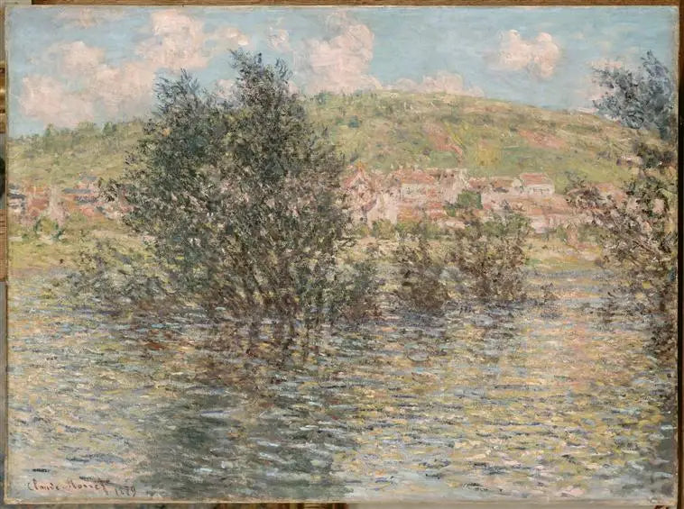 De Seine bij Vétheuil, zonlicht effect na de regen - Claude Monet
