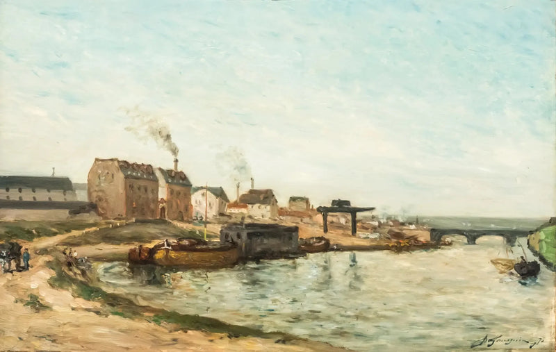 De Seine bij de Pont de Grenelle - Paul Gauguin