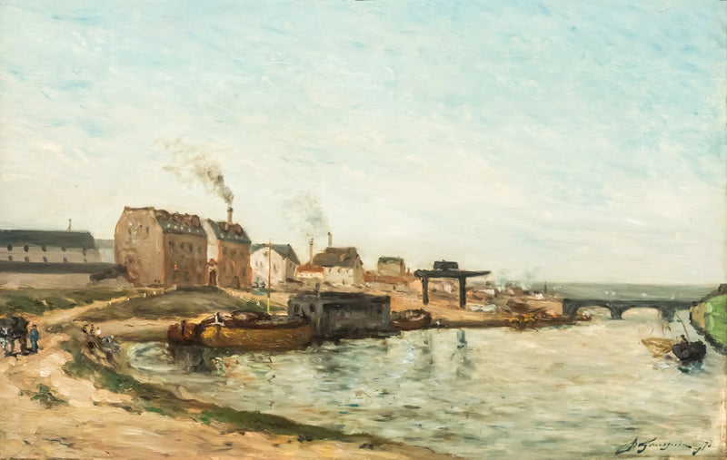 De Seine bij de Pont de Grenelle - Paul Gauguin