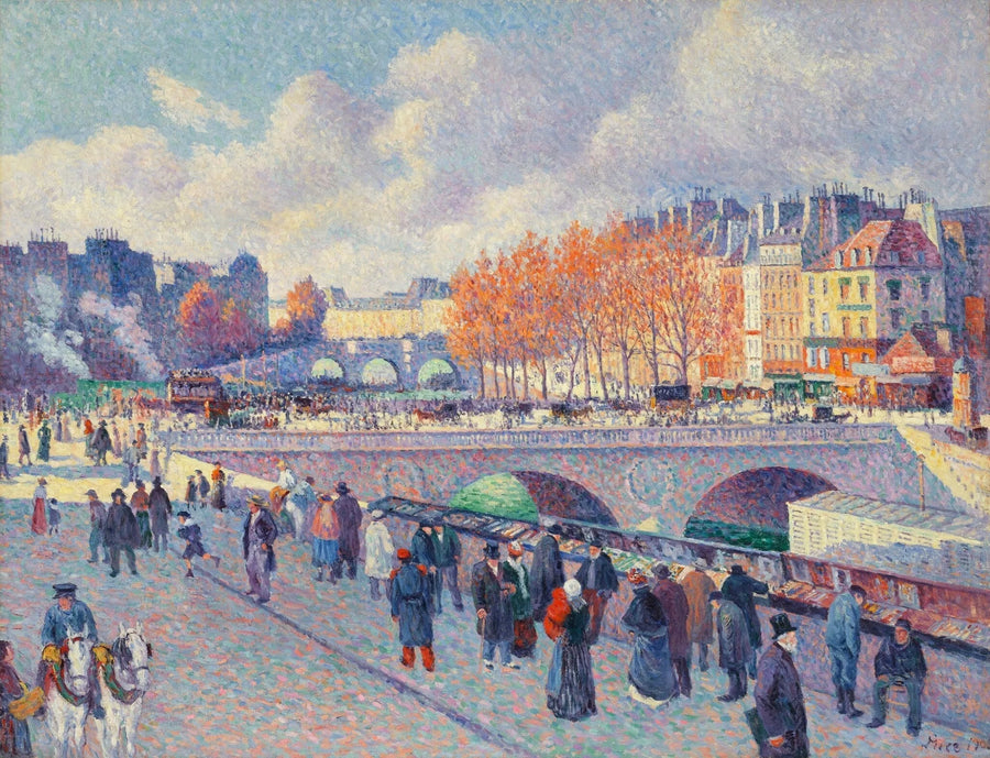 De Seine bij de Pont Saint-Michel - Maximilien Luce