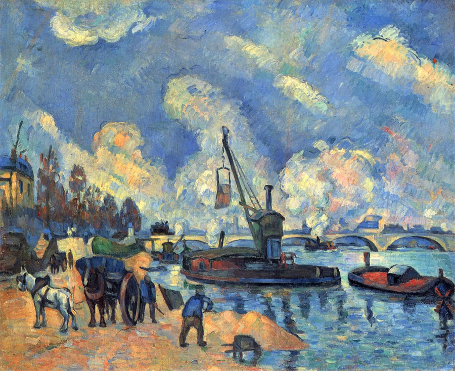 De Seine bij de kade van Austerlitz - Paul Cézanne