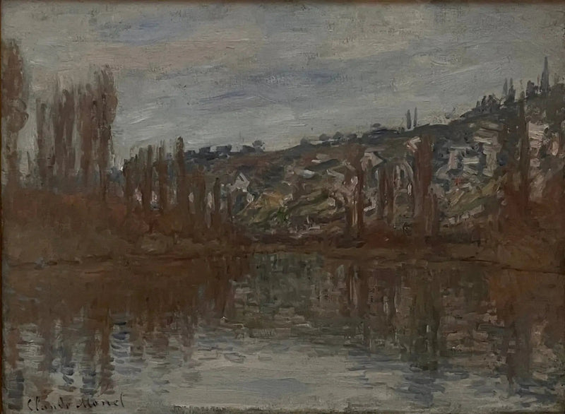 De Seine stroomafwaarts van Vétheuil - Claude Monet