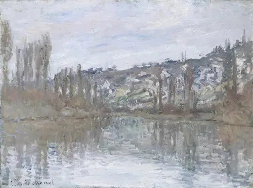De Seine stroomafwaarts van Vétheuil - Claude Monet