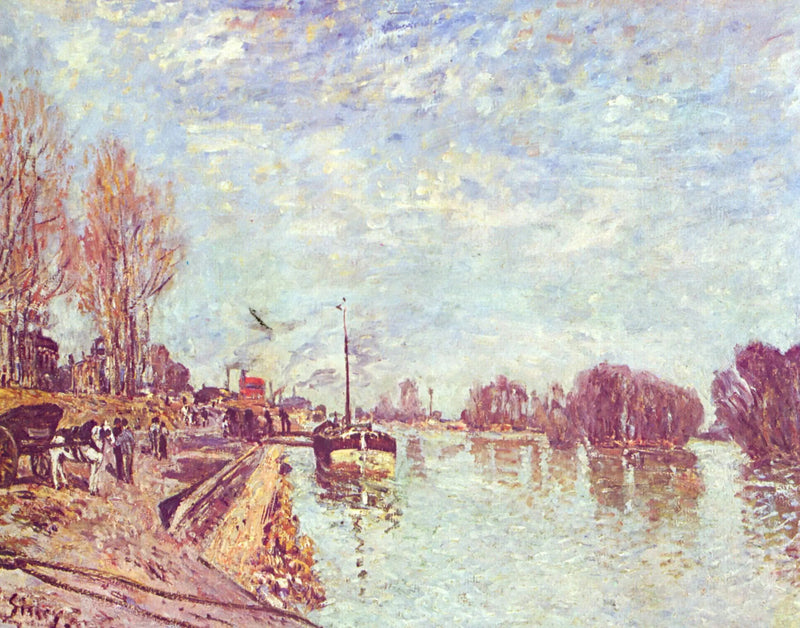 De Seine bij Suresnes - Alfred Sisley