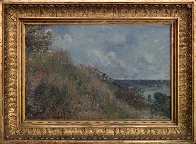 De Seine, gezien vanaf de heuvels van By - Alfred Sisley