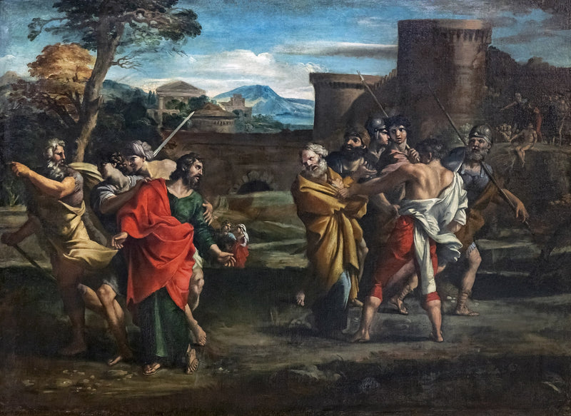 De scheiding van Sint-Pieter en Sint-Paulus - Giovanni Lanfranco