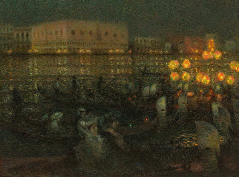 De Serenade, Venetië - Henri Le Sidaner