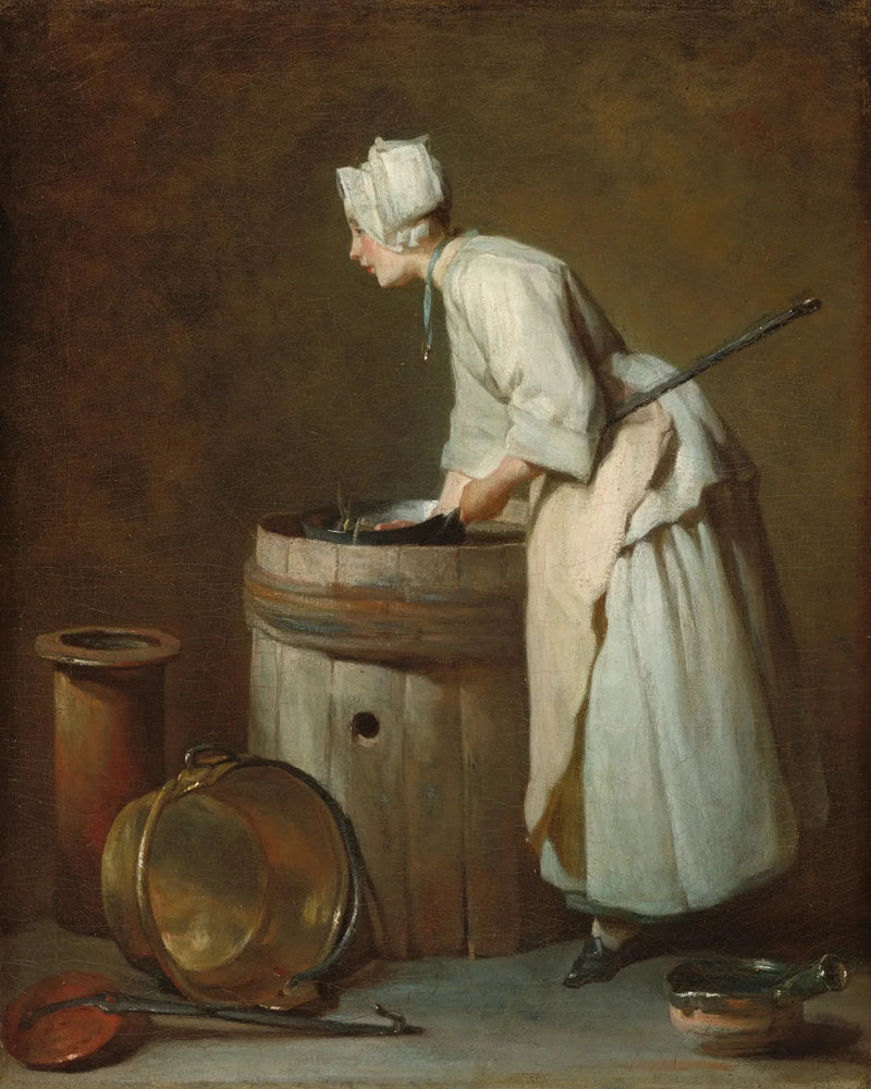 De keukenwagen - Jean Simeón Chardin