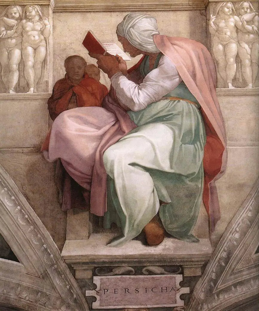 De Perzische Sibille - Michelangelo