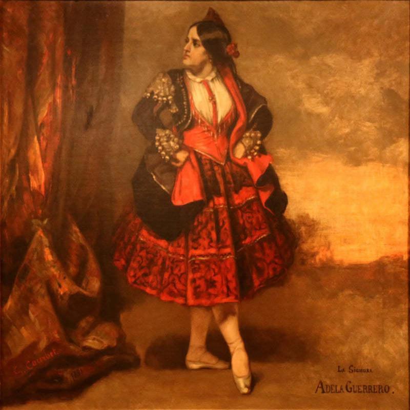 La signora Adela Guerrero, danseres Spaanse - Gustave Courbet