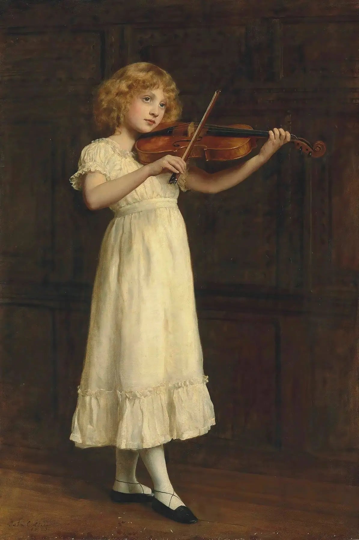 La Sonatine - John Collier image 1 reproduction de peinture à l’huile