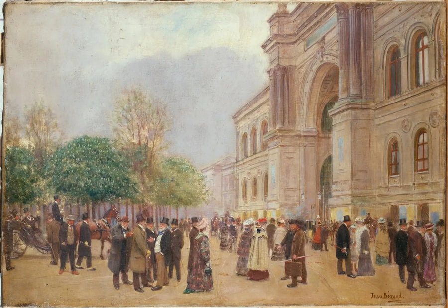 De uitgang van de Salon, in het Paleis van de Industrie - Jean Béroud

Source:
La sortie du Salon, au Palais de l'Industrie - Jean Béraud
