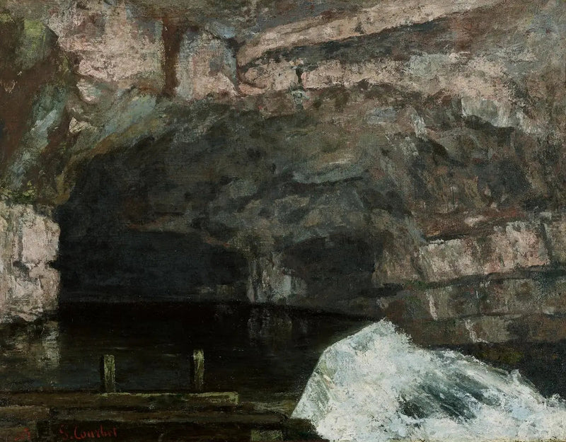 De Bron van de Loue - Gustave Courbet